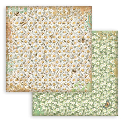 Scrapbooking Pad 10 sheets cm 30,5x30,5 (12"x12") Background selection - Daisy Art