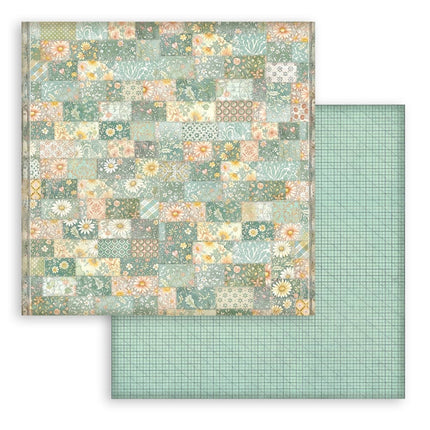Scrapbooking Pad 10 sheets cm 30,5x30,5 (12"x12") Background selection - Daisy Art