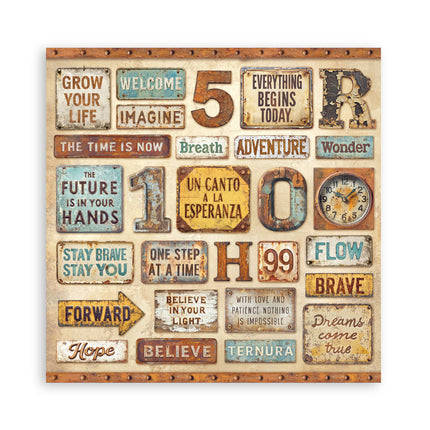 Scrapbooking Pad 10 sheets cm 30,5x30,5 (12"x12") - A new Beginning