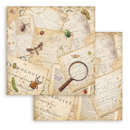 Scrapbooking Printed Pad for Art and Craft 10 sheets cm 30,5x30,5 (12"x12") - All Around