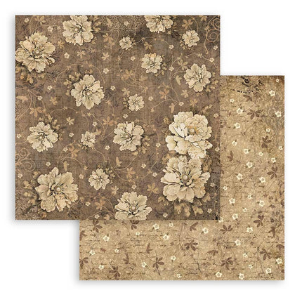 Papierblok 30,5x30,5 cm - 10 vellen - Old Lace