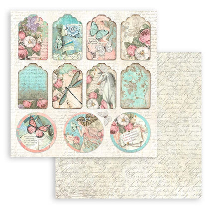Papierblok 30,5x30,5 cm - 10 vellen - Wonderland