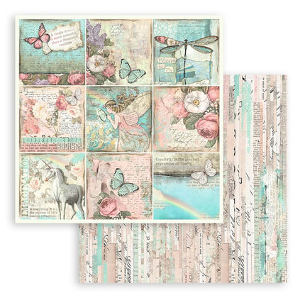 Papierblok 30,5x30,5 cm - 10 vellen - Wonderland