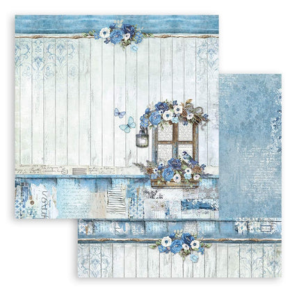 Papierblok 30,5x30,5 cm - 10 vellen - Blue Land