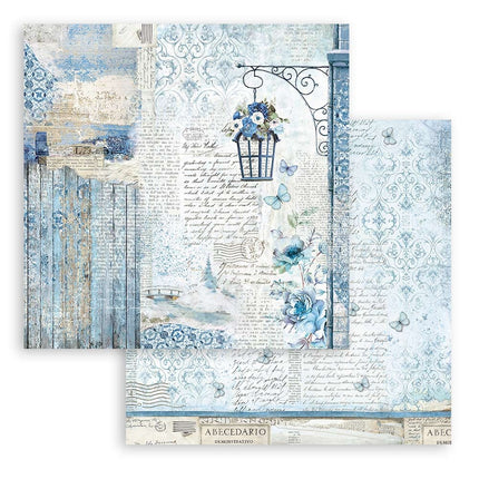 Papierblok 30,5x30,5 cm - 10 vellen - Blue Land
