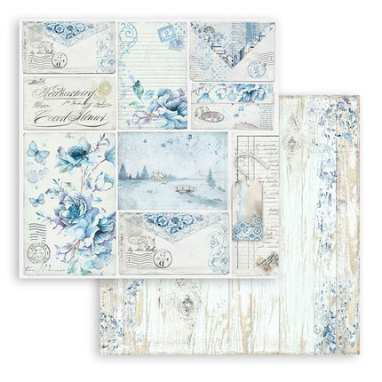 Papierblok 30,5x30,5 cm - 10 vellen - Blue Land