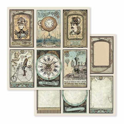 Paperpad Voyages Fantastiques Dubbelzijdig - 30,5x30,5 cm - 10 vellen