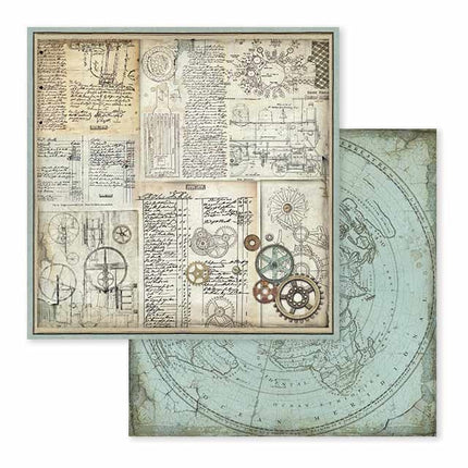 Paperpad Voyages Fantastiques Dubbelzijdig - 30,5x30,5 cm - 10 vellen