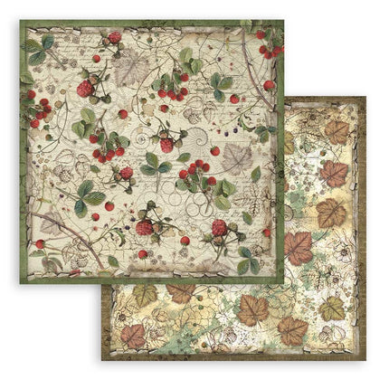 Papierblok 30,5x30,5 cm - 10 vellen - Forest