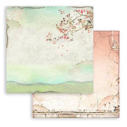 Papierblok 30,5x30,5 cm - 10 vellen - House of Roses