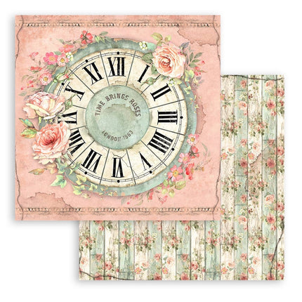 Papierblok 30,5x30,5 cm - 10 vellen - House of Roses