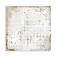 Dubbelzijdig Scrapbook Papier - Romantic Journal letter and clock