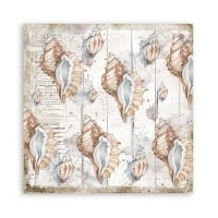 Dubbelzijdig Scrapbook Papier - Romantic Sea Dream shells