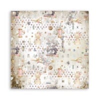 Dubbelzijdig Scrapbook Papier - Romantic Threads texture