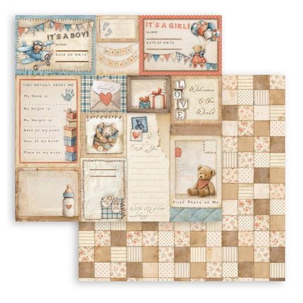 Mini Pad 6 sheets cm 30,5x30,5 (12"x12") - Baby