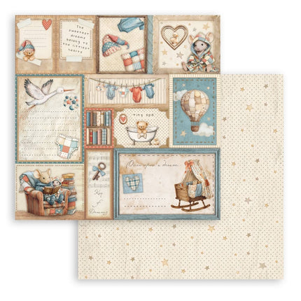 Mini Pad 6 sheets cm 30,5x30,5 (12"x12") - Baby