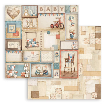 Mini Pad 6 sheets cm 30,5x30,5 (12"x12") - Baby
