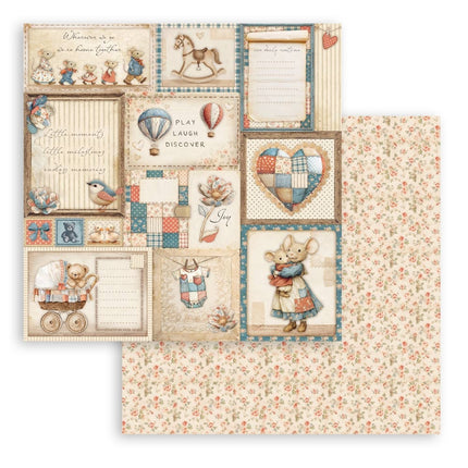 Mini Pad 6 sheets cm 30,5x30,5 (12"x12") - Baby