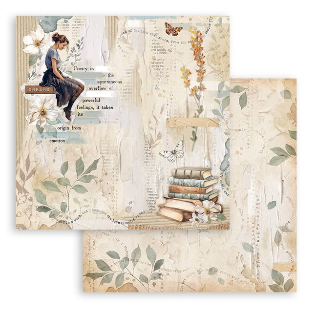 Papierblok 20,3x20,3 cm - 10 vellen - Create Happiness Secret Diary