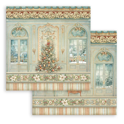 Papierblok 20,3x20,3 cm - 10 vellen - The  Nutcracker
