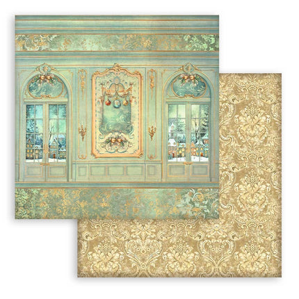 Papierblok 20,3x20,3 cm - 10 vellen -  Backgrounds Selection - The  Nutcracker