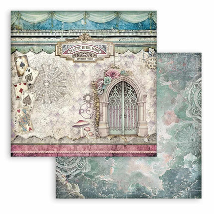 Papierblok 20,3x20,3 cm - 10 vellen - Master of Magic
