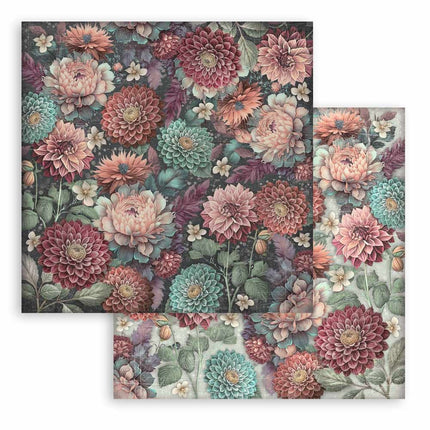 Papierblok 20,3x20,3 cm - 10 vellen -  Backgrounds Selection - Master of Magic