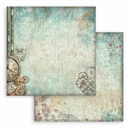 Papierblok 20,3x20,3 cm - 10 vellen -  Backgrounds Selection - Master of Magic