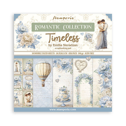 Papierblok 30,5x30,5 cm - 10 vellen - Timeless