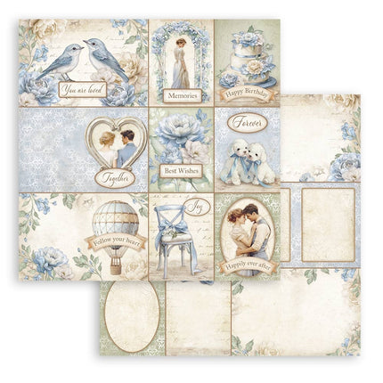 Papierblok 30,5x30,5 cm - 10 vellen - Timeless