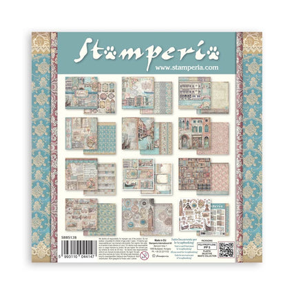 Papierblok 20,3x20,3 cm - 10 vellen - Venice City of Art
