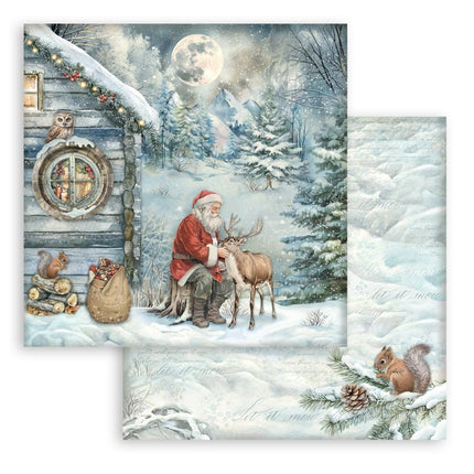 Papierblok 20,3x20,3 cm - 10 vellen - The Owl's House