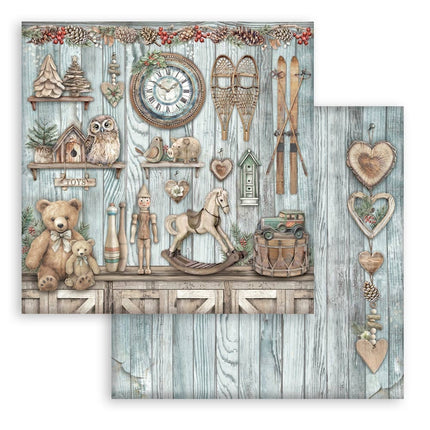 Papierblok 20,3x20,3 cm - 10 vellen - The Owl's House