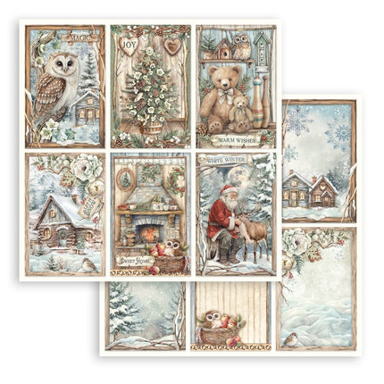 Papierblok 20,3x20,3 cm - 10 vellen - The Owl's House