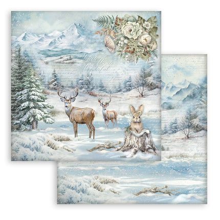 Papierblok 20,3x20,3 cm - 10 vellen - The Owl's House