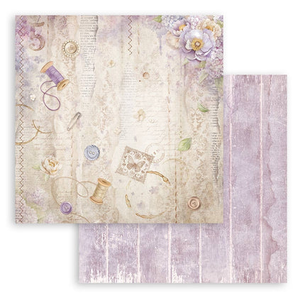 Papierblok 20,3x20,3 cm - 10 vellen - Quiet Days