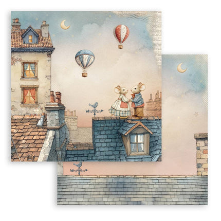 Scrapbooking Small Pad 10 sheets cm 20,3X20,3 (8"X8") - Family