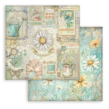 Scrapbooking Small Pad 10 sheets cm 20,3X20,3 (8"X8") - Daisy Art
