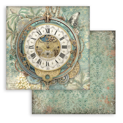 Scrapbooking Printed Pad for Art and Craft 10 sheets cm 20,3X20,3 (8"X8") - Gardens of Time