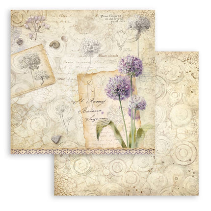 Scrapbooking Printed Pad for Art and Craft 10 sheets cm 20,3X20,3 (8"X8") - All Around