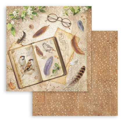 Scrapbooking Printed Pad for Art and Craft 10 sheets cm 20,3X20,3 (8"X8") - All Around
