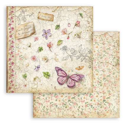Scrapbooking Printed Pad for Art and Craft 10 sheets cm 20,3X20,3 (8"X8") - All Around