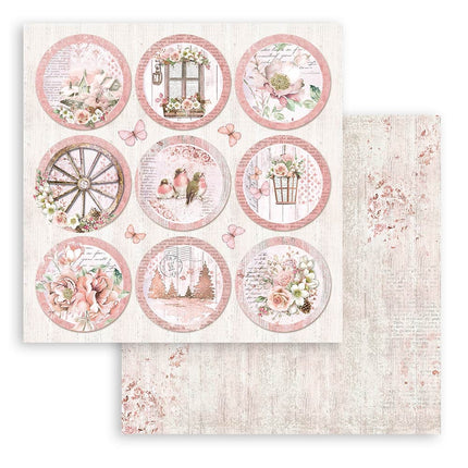Paperpad Roseland - 20,3x20,3 cm - 10 vellen