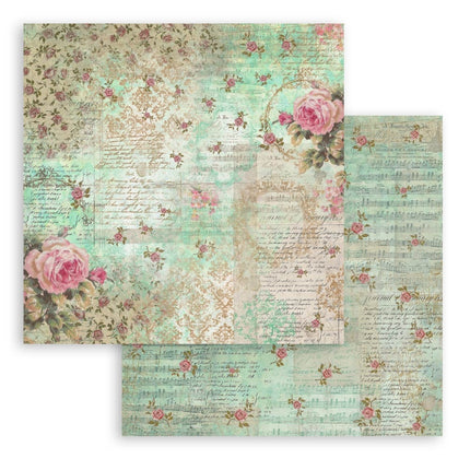 Papierblok 20,3x20,3 cm - 10 vellen - Precious