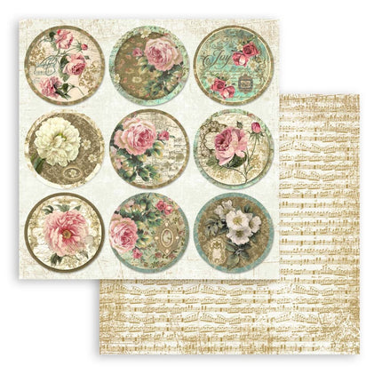 Papierblok 20,3x20,3 cm - 10 vellen - Precious