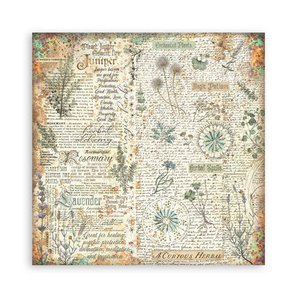 Papierblok 20,3x20,3 cm - 22 vellen - Single Face Fortune