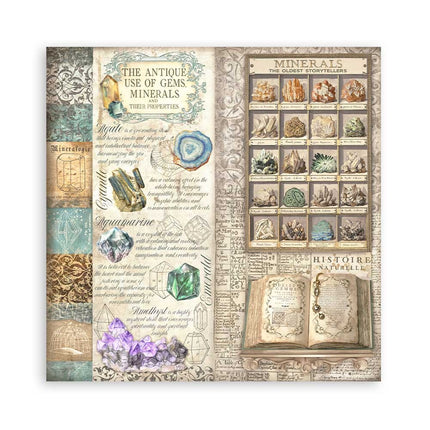 Papierblok 20,3x20,3 cm - 22 vellen - Single Face Fortune