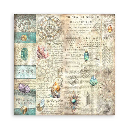 Papierblok 20,3x20,3 cm - 22 vellen - Single Face Fortune
