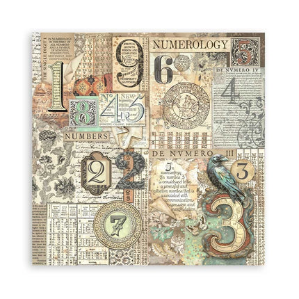Papierblok 20,3x20,3 cm - 22 vellen - Single Face Fortune