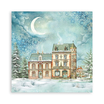 Papierblok 20,3x20,3 cm - 22 vellen - Single Face The Nutcracker